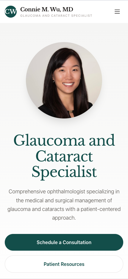 Mobile Website Preview